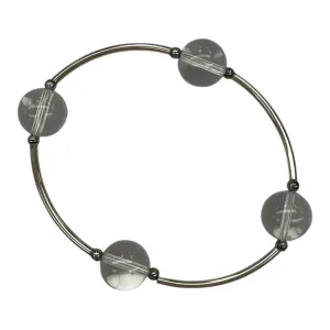 Bracelet Beaded By Cmf In Silver
