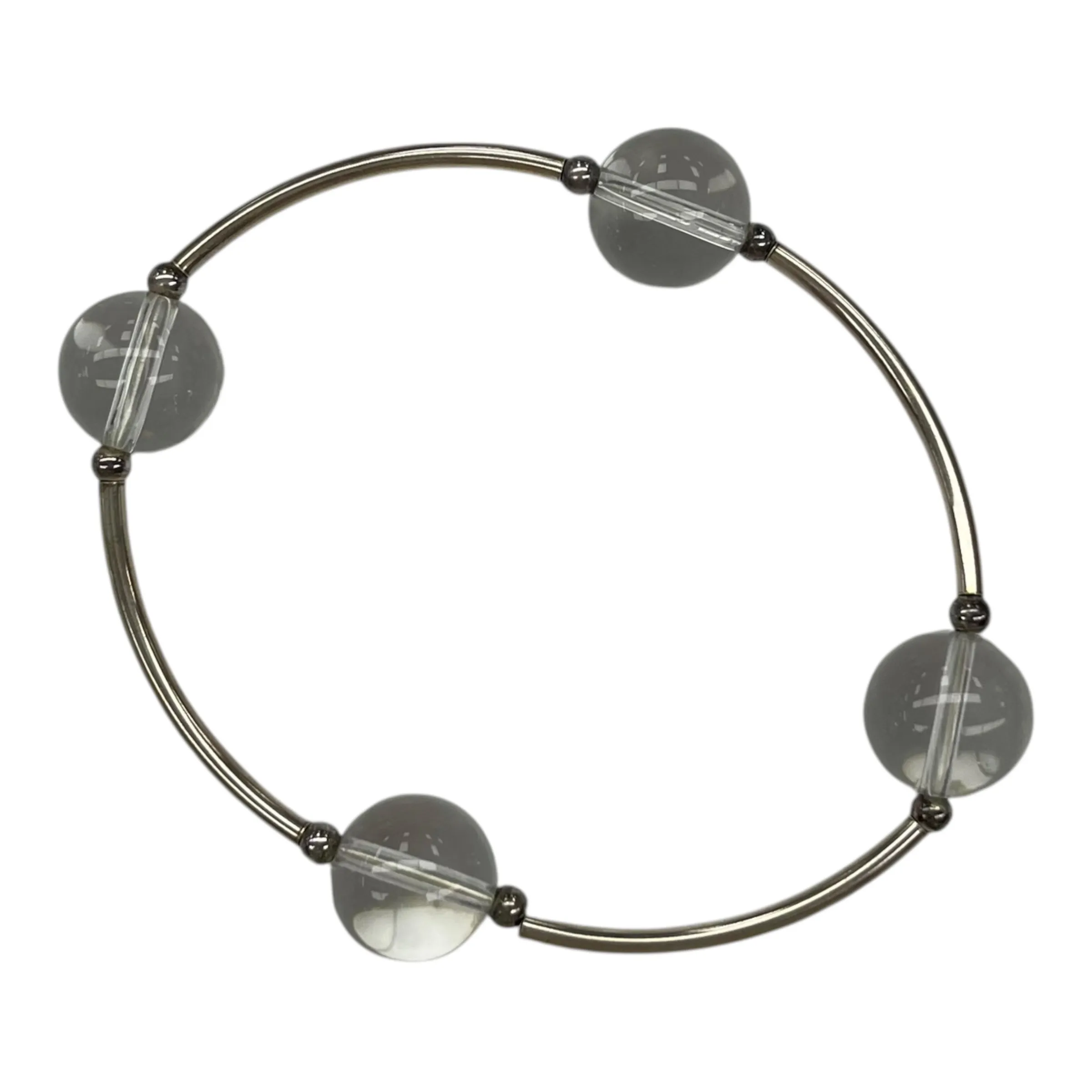 Bracelet Beaded By Cmf In Silver