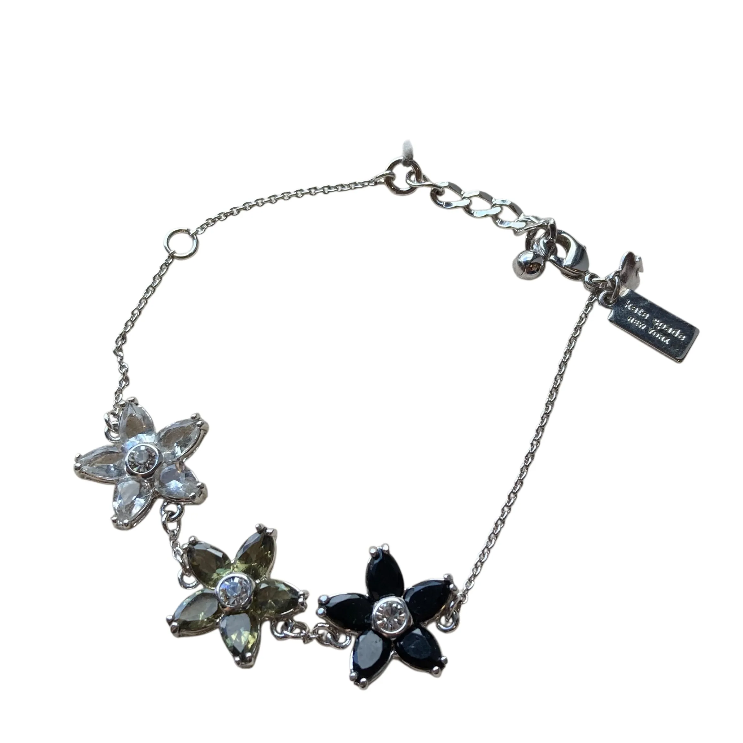 Bracelet Designer By Kate Spade In Silver
