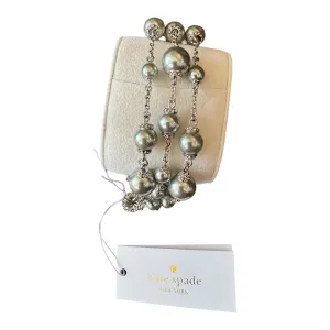 Bracelet Designer By Kate Spade In Silver