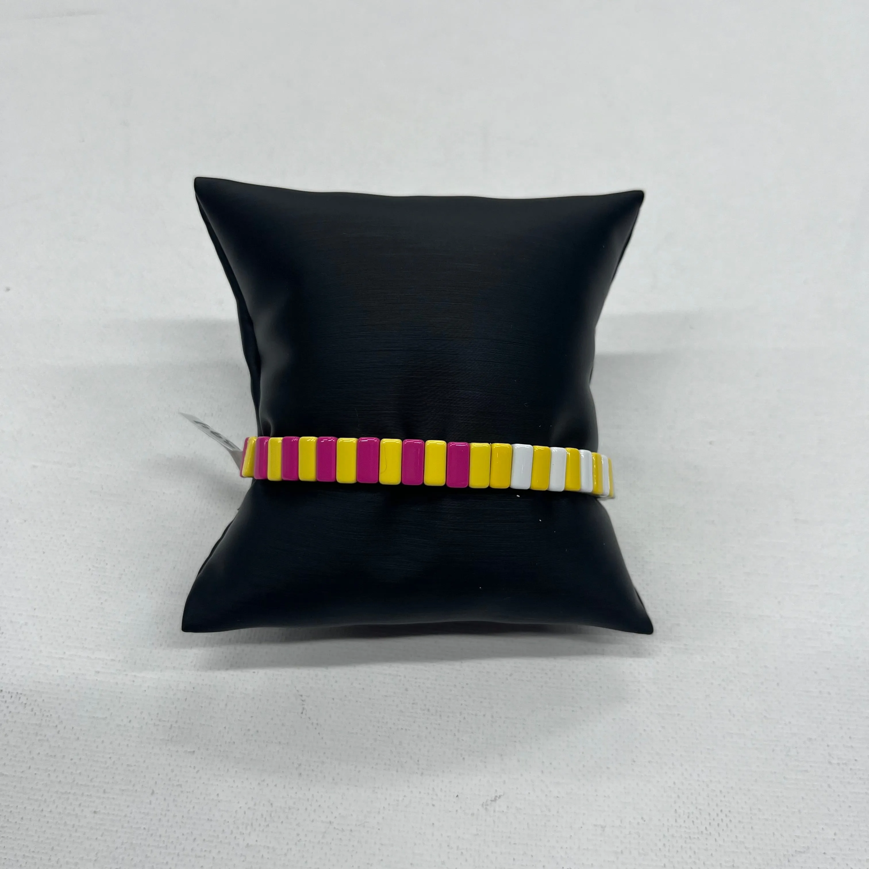 Bracelet Other By Cmb Enamel Tile Stretch Bracelet