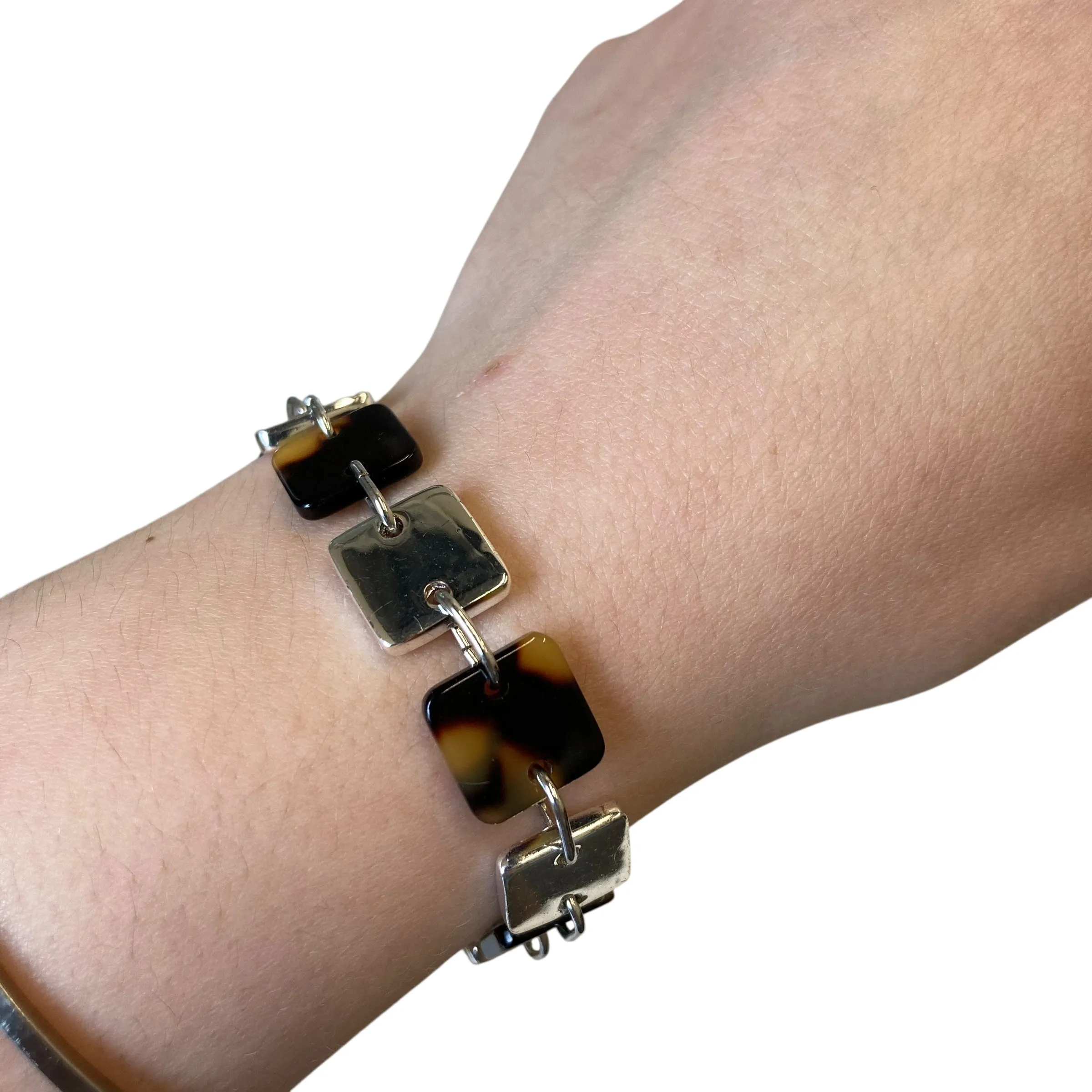 Bracelet Other By Lauren By Ralph Lauren In Silver & Tan