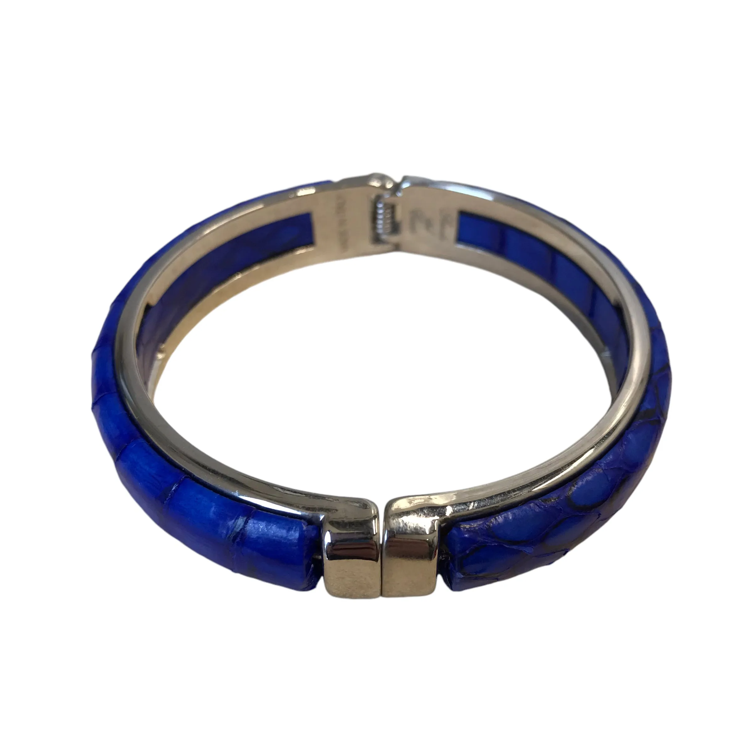 BRACELET OTHER by Scuola del Cuoio In BLUE & SILVER