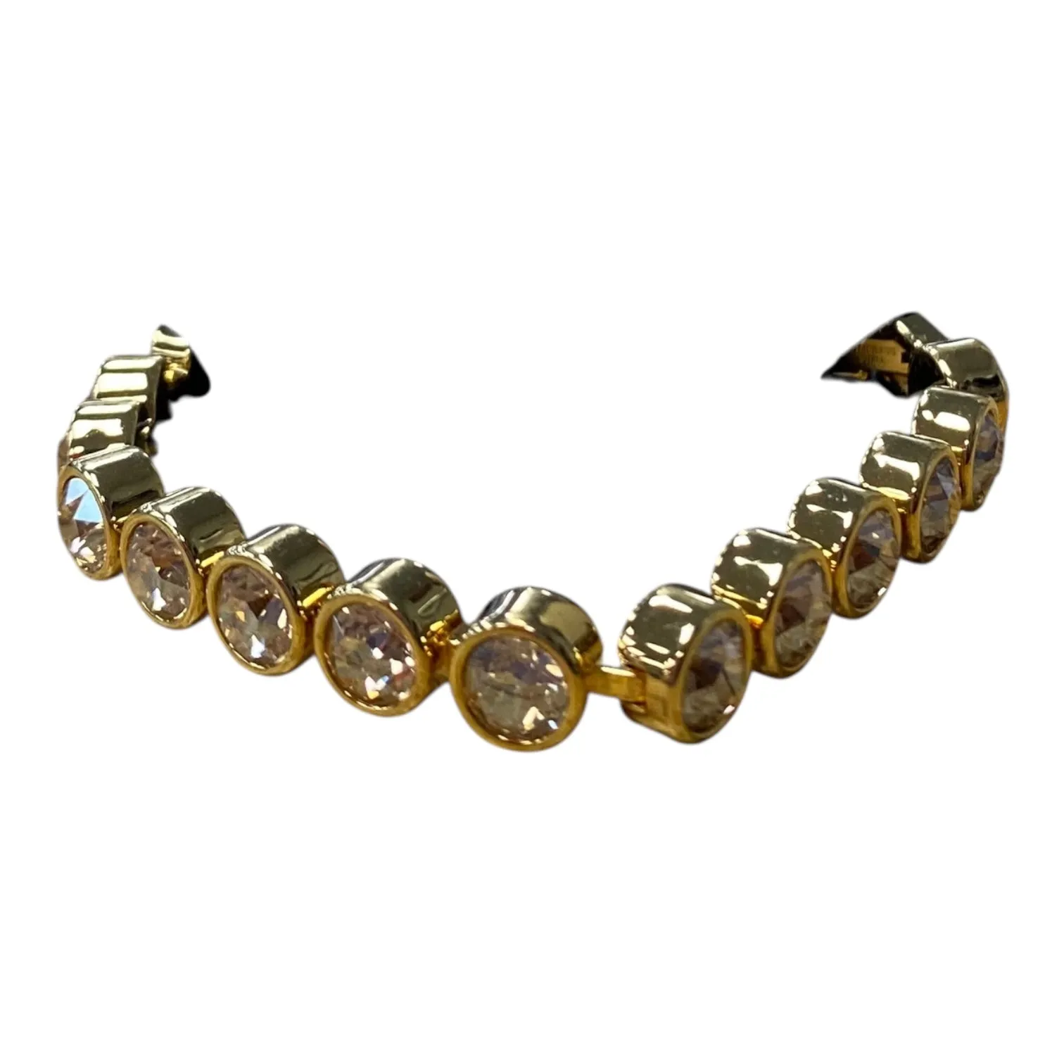 Bracelet Other By Touchstone Crystal In Gold