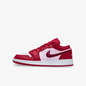 calm crafted (GS) Air Jordan 1 Low SE 'Red Quilt / Valentine's Day' (2020) DB3621-600 quiet fit