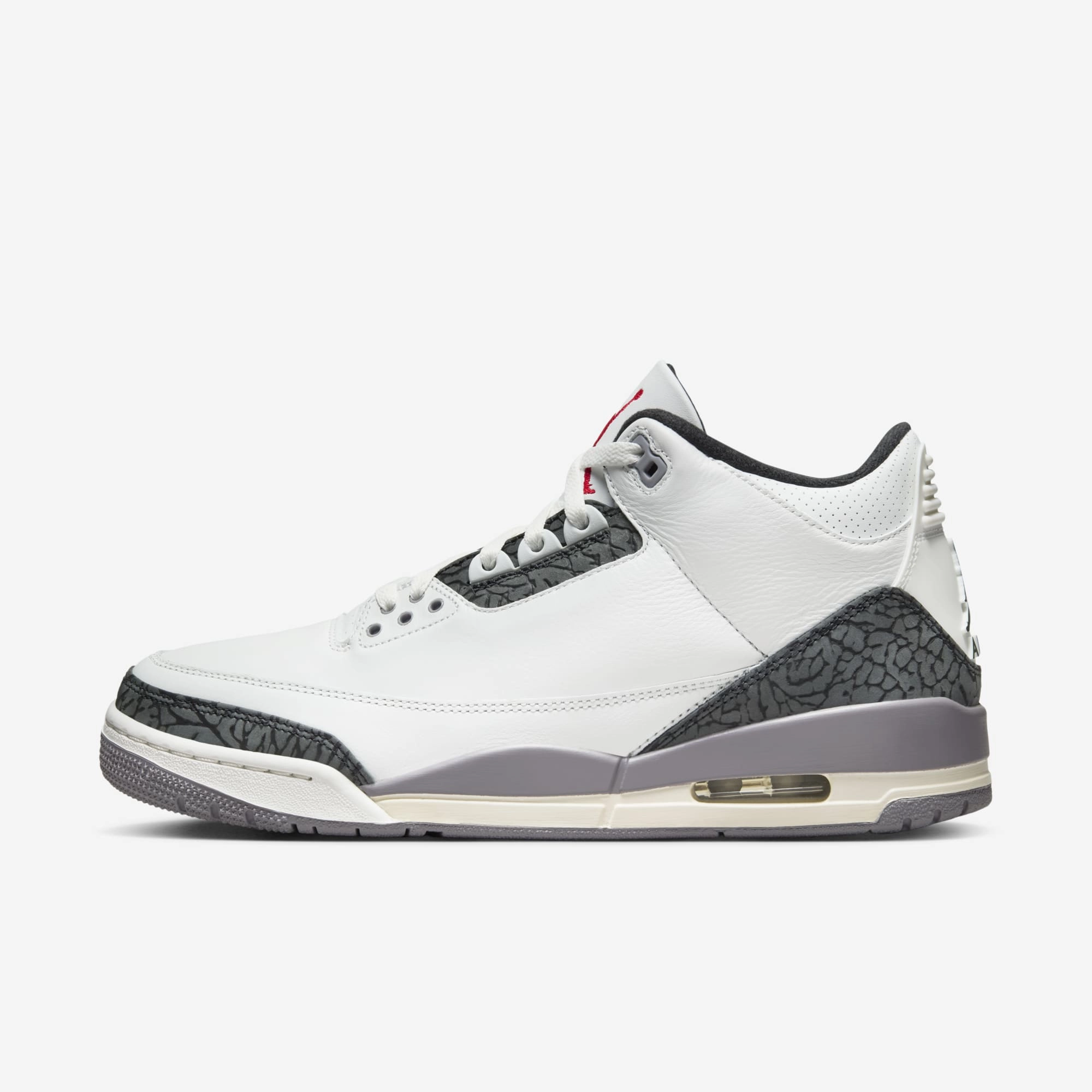 adapt daily (Men's) Air Jordan 3 Retro 'Cement Grey' (2024) CT8532-106 soft structure
