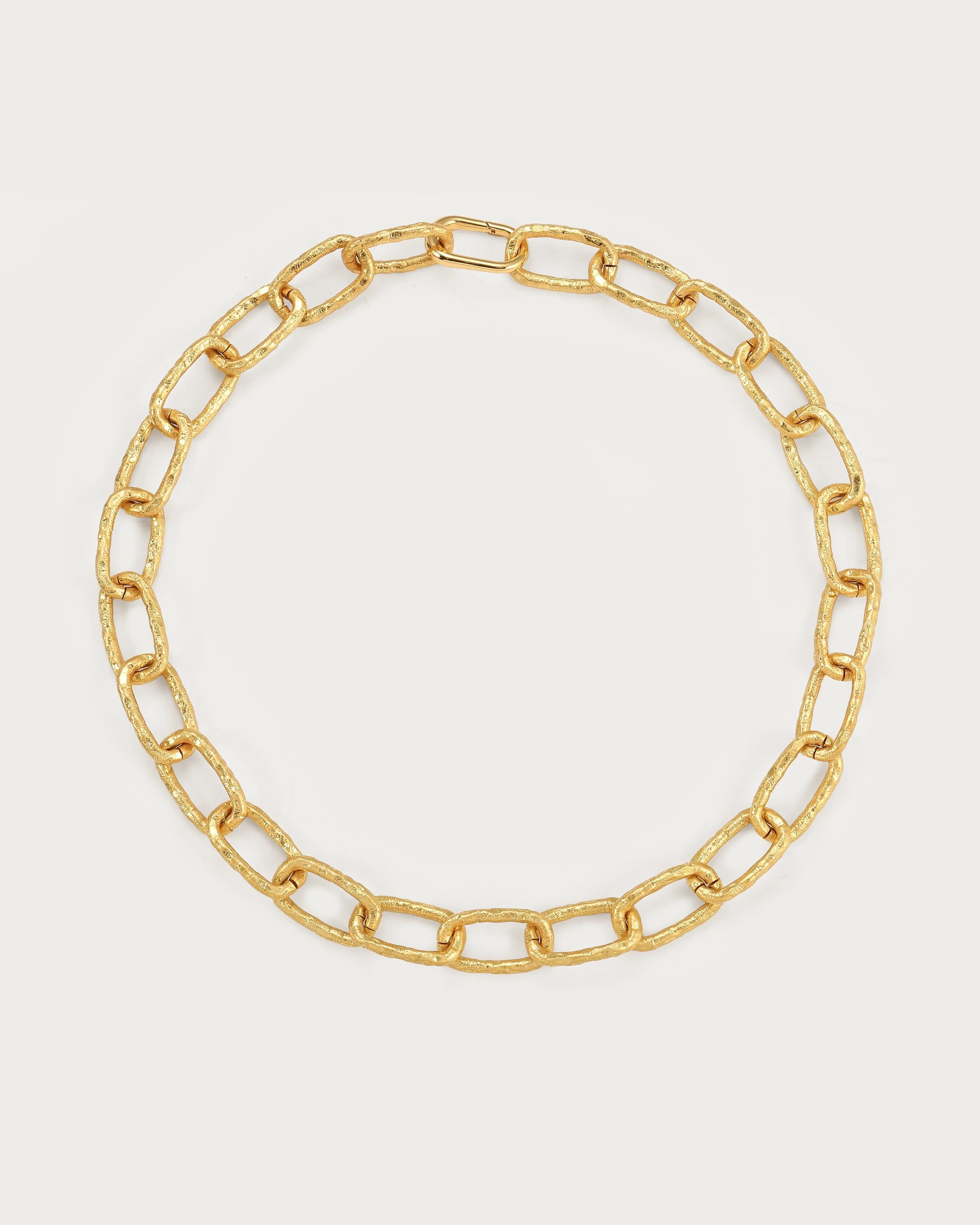 Chunky Textured Chain Necklace