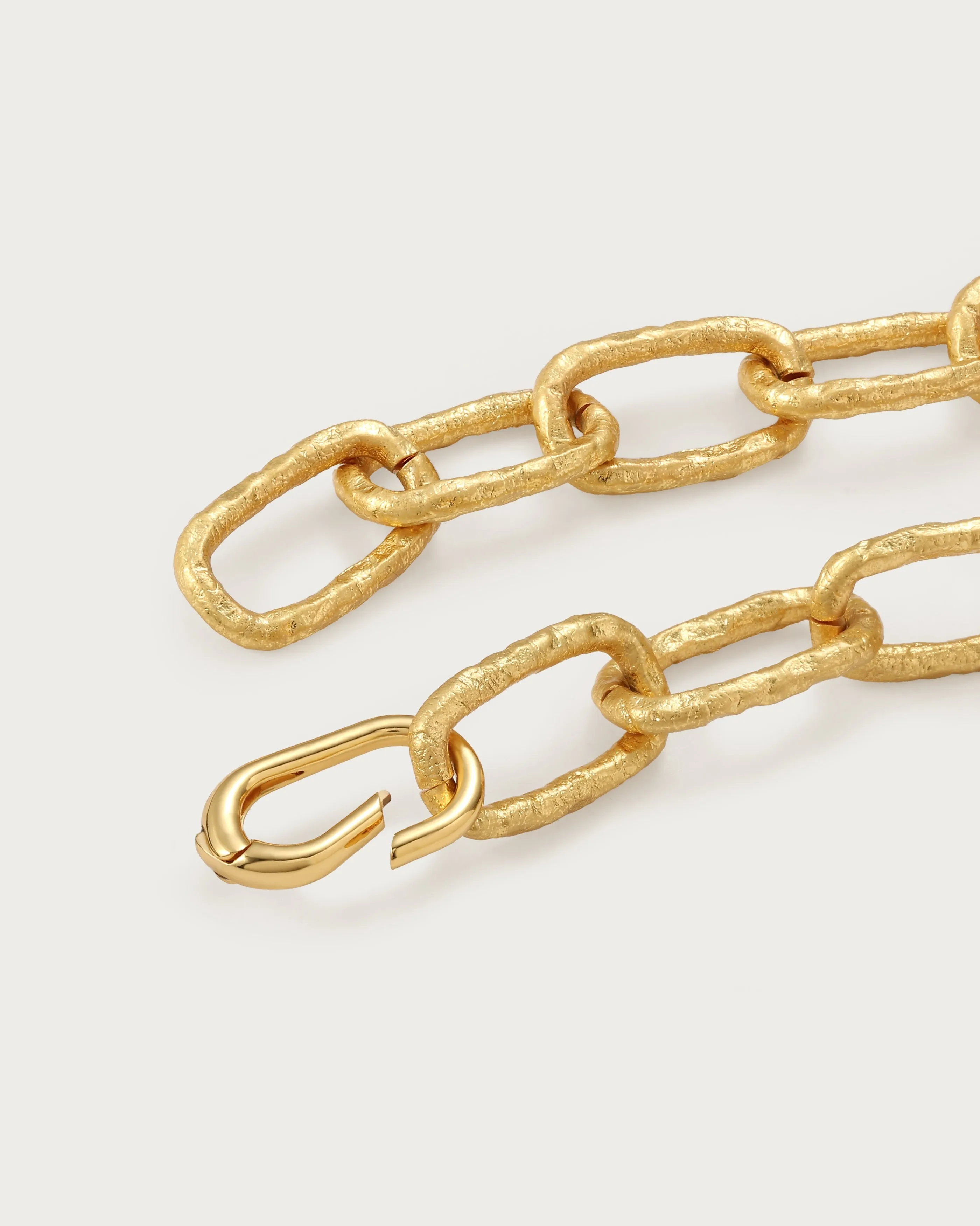 Chunky Textured Chain Necklace