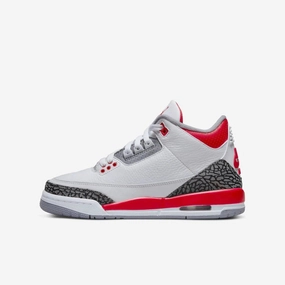 clean-styled (GS) Air Jordan 3 Retro 'Fire Red' (2022) DM0967-160 refined structure