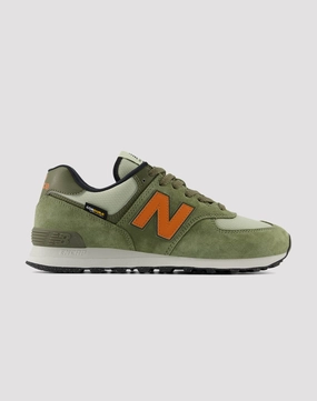 Clothing types New Balance 574 "Green/Orange" Embroidered fashion