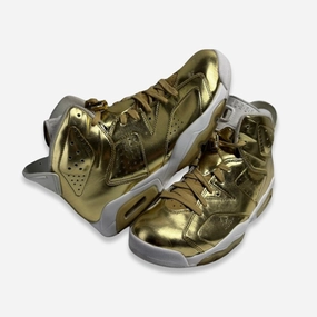 comfort-driven [PRE-LOVED: Size 8.5M / 10W] (Men's) Air Jordan 6 Retro Pinnacle 'Metallic Gold' (2016) 854271-730 soft-fit system