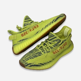 cool and clean [PRE-LOVED: Size 11M / 12W] (Men's) adidas Yeezy Boost 350 V2 'Semi Frozen Yellow' (2017) B37572 fluid design