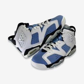 cool minimalism [NEW-CONDITIONAL: Size 4Y / 5.5W] (GS) Air Jordan 6 Retro 'White / UNC University Blue' (2022) 384665-410 future-neutral