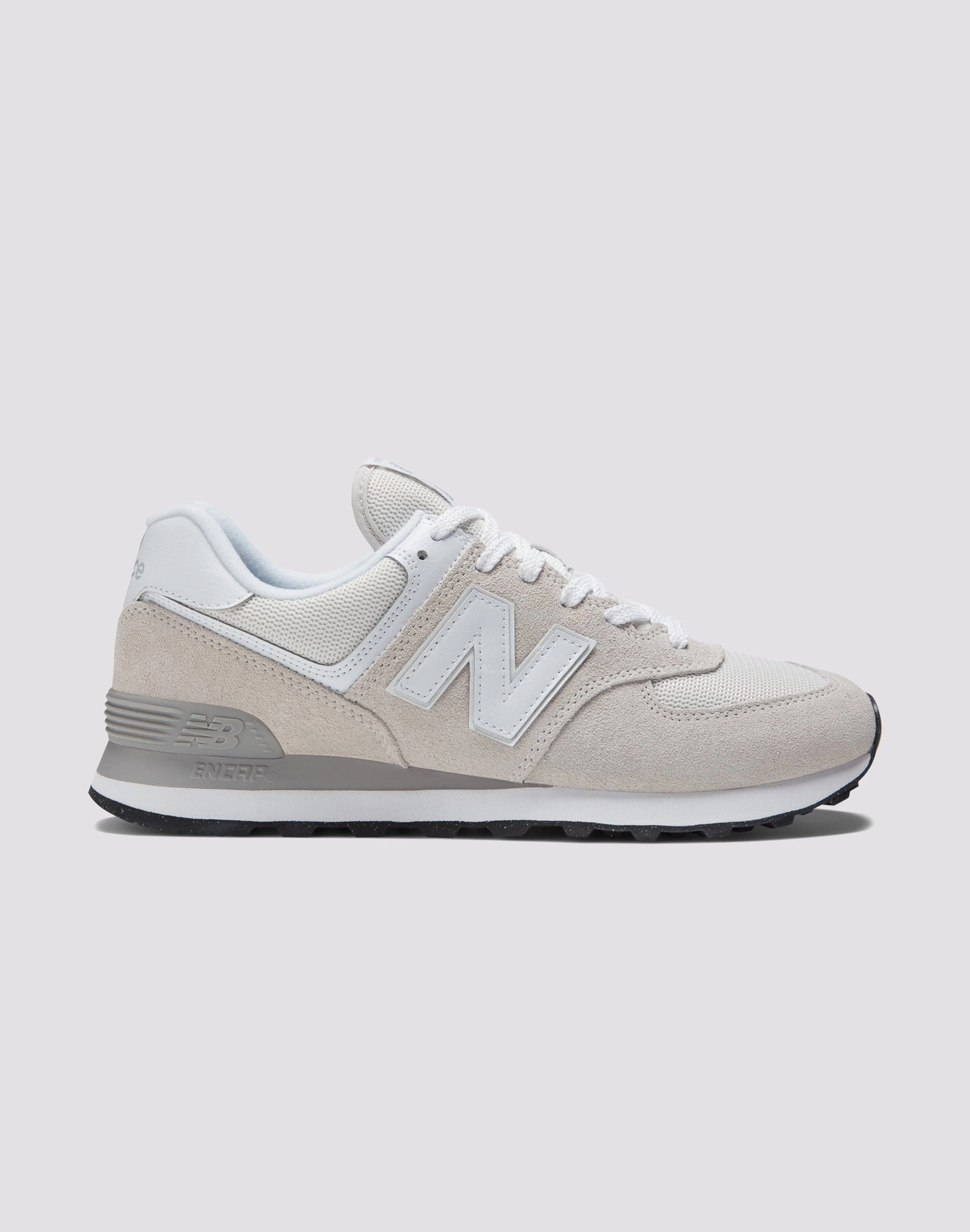 Cotton - made fashion New Balance 574 "Nimbus Cloud/Grey/White" Silk - fabric fashion