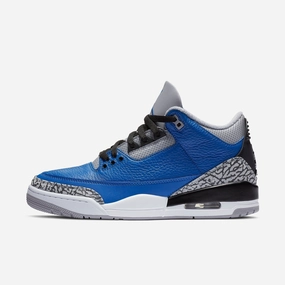 crafted fit (Men's) Air Jordan 3 Retro 'Varsity Royal Cement' (2020) CT8532-400 clean-styled
