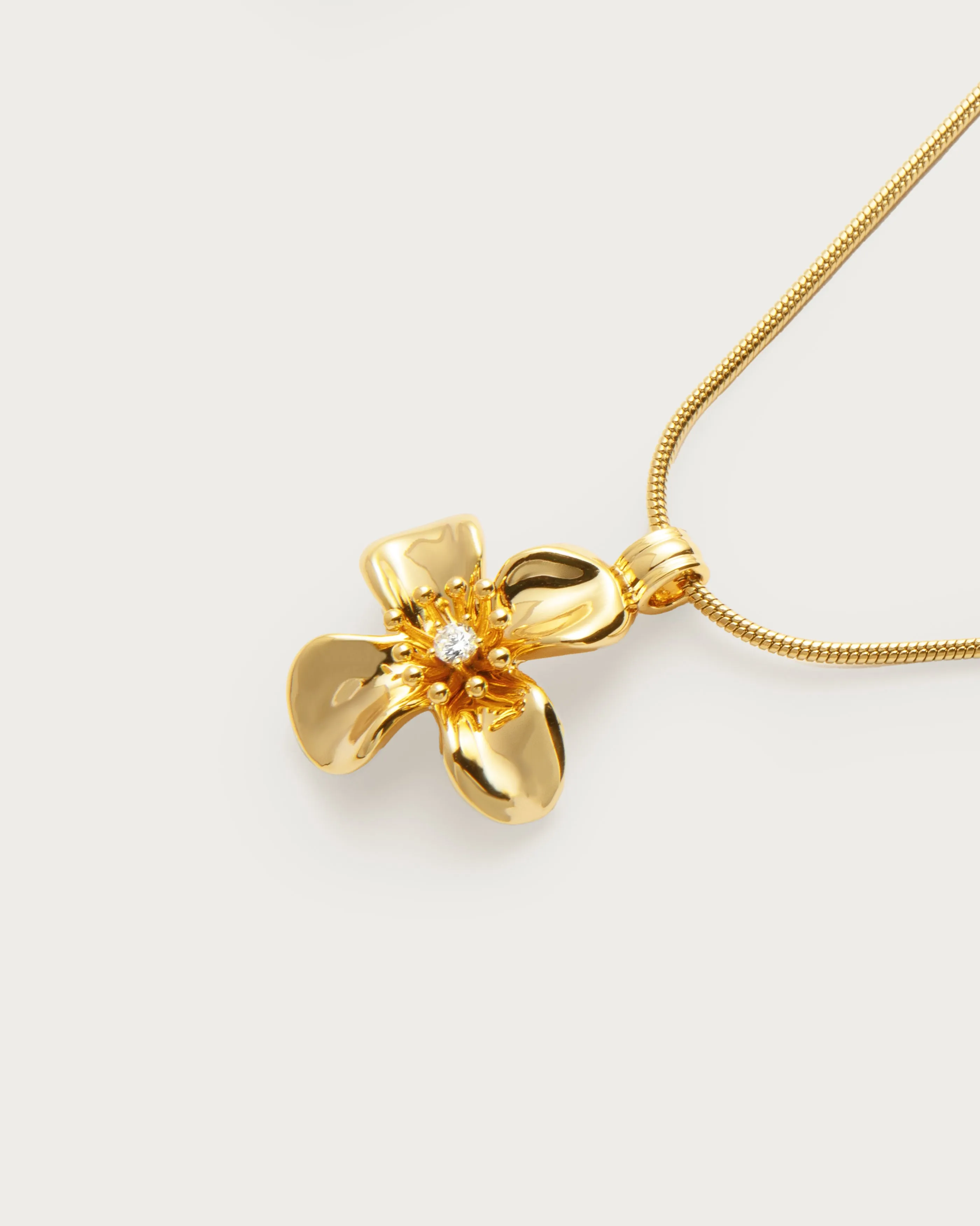 Cruz Flor Necklace