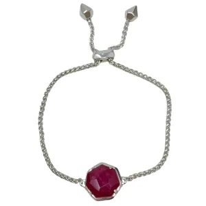 Cynthia Lariat Chain Bracelet With Berry Illusion Crystal By Kendra Scott