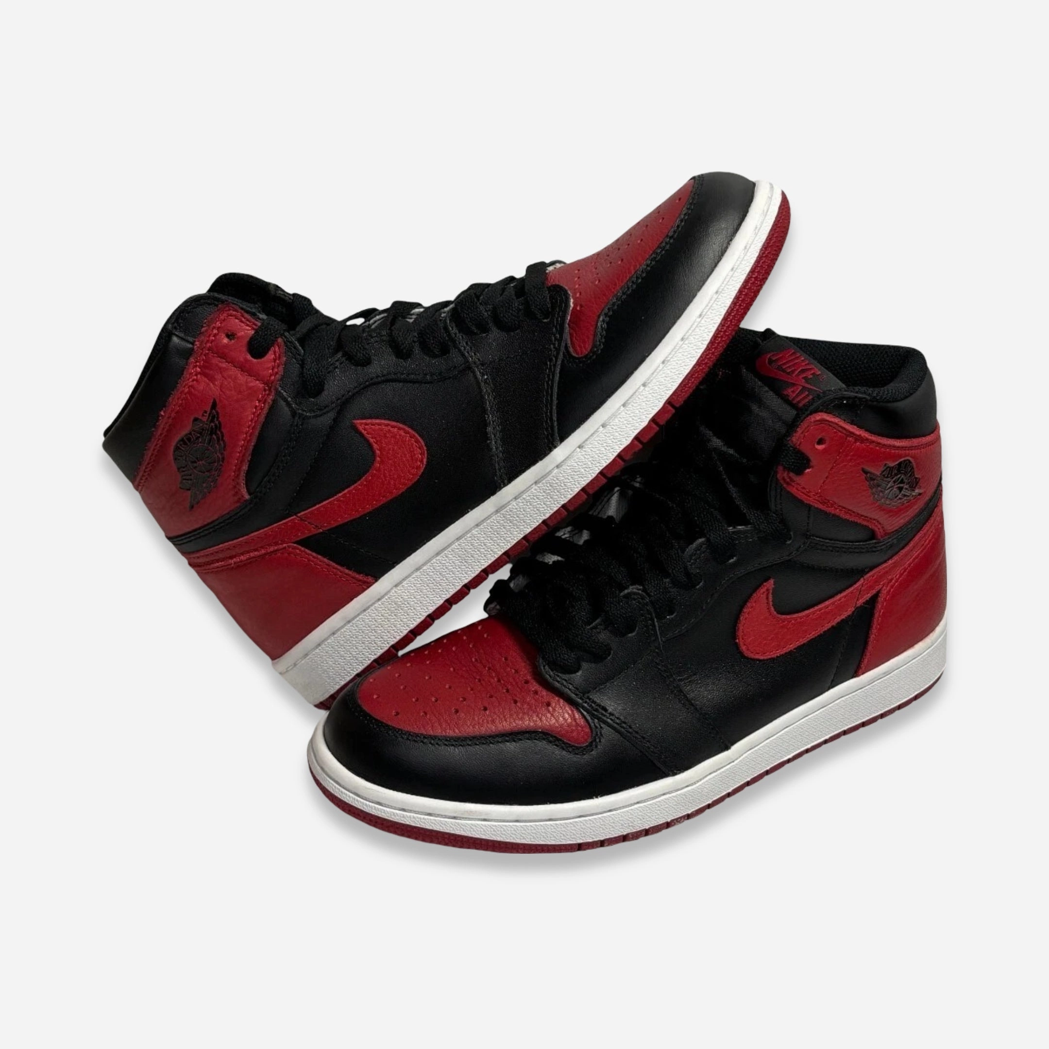 daily build [PRE-LOVED: Size 8.5M / 10W] (Men's) Air Jordan 1 Retro High OG 'Bred / Banned' (2016) 555088-001 motion simplicity