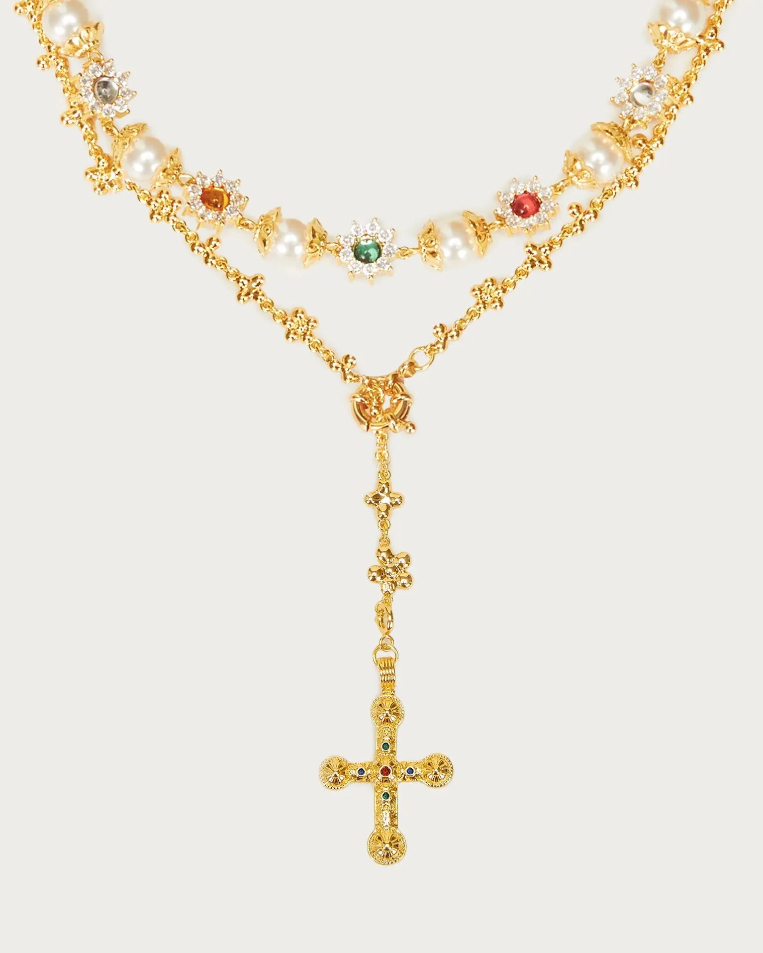 Daisy Molecule Necklace Set