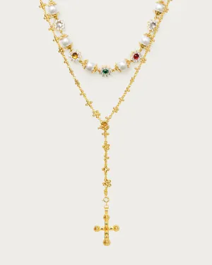 Daisy Molecule Necklace Set