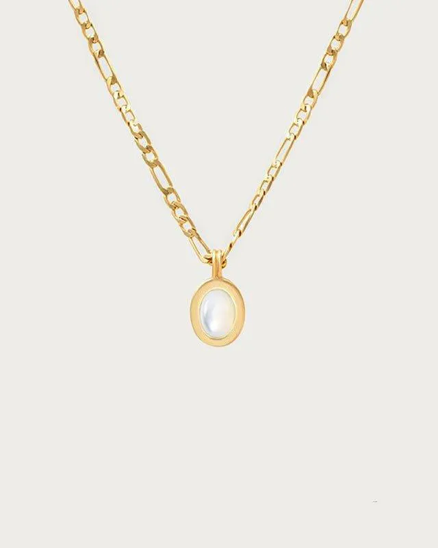 Devon Necklace in Mother of Pearl