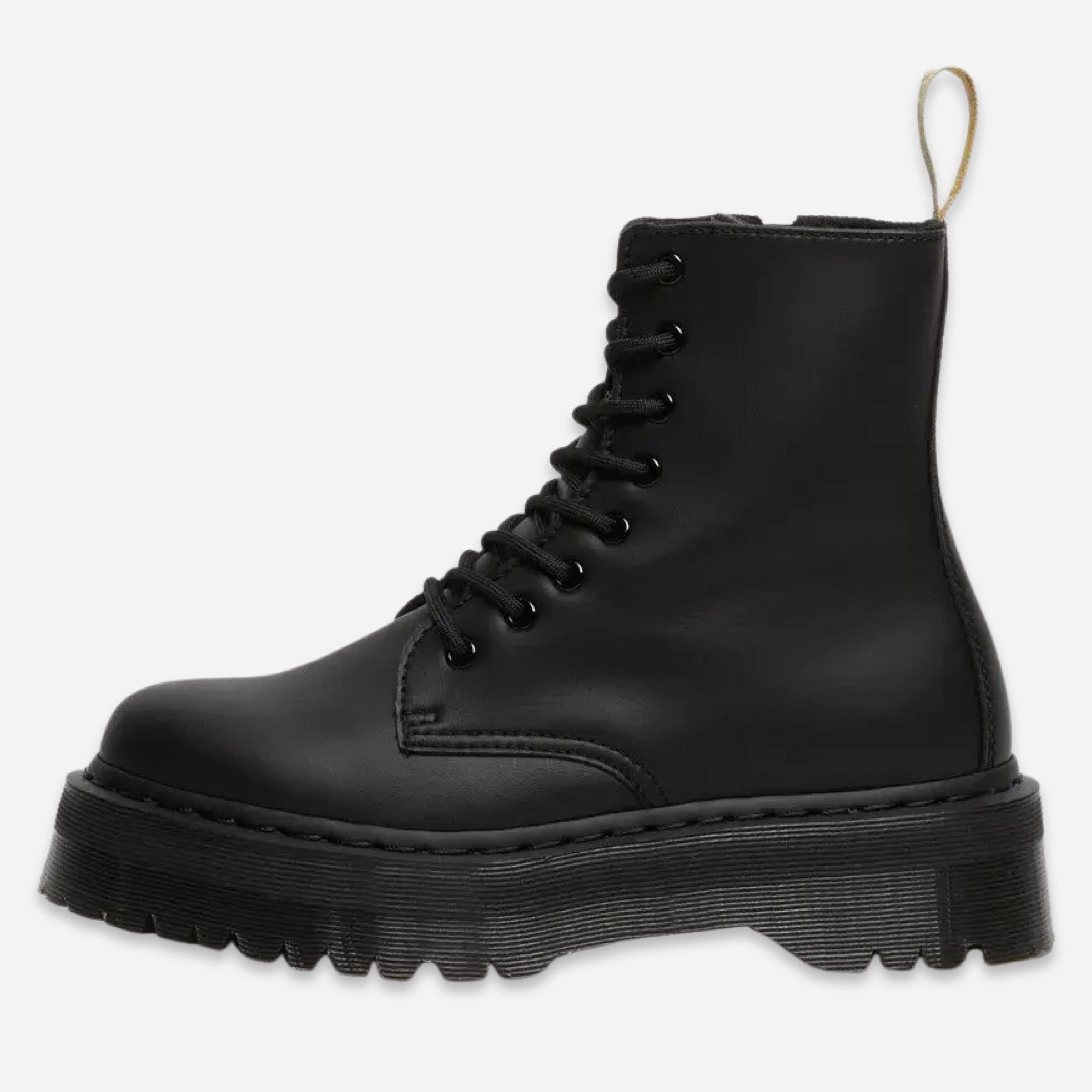 designed with rhythm Dr. Martens Vegan Jadon II Mono Platform Boot Black / Felix Rub Off (2021) 25310001 motion living