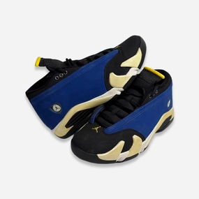 edge in motion [PRE-LOVED: Size 8.5M / 10W] (Men's) Air Jordan 14 Retro Low 'Laney' (2015) 807511-405 less is bold