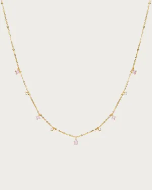 Elysee Necklace in Pink