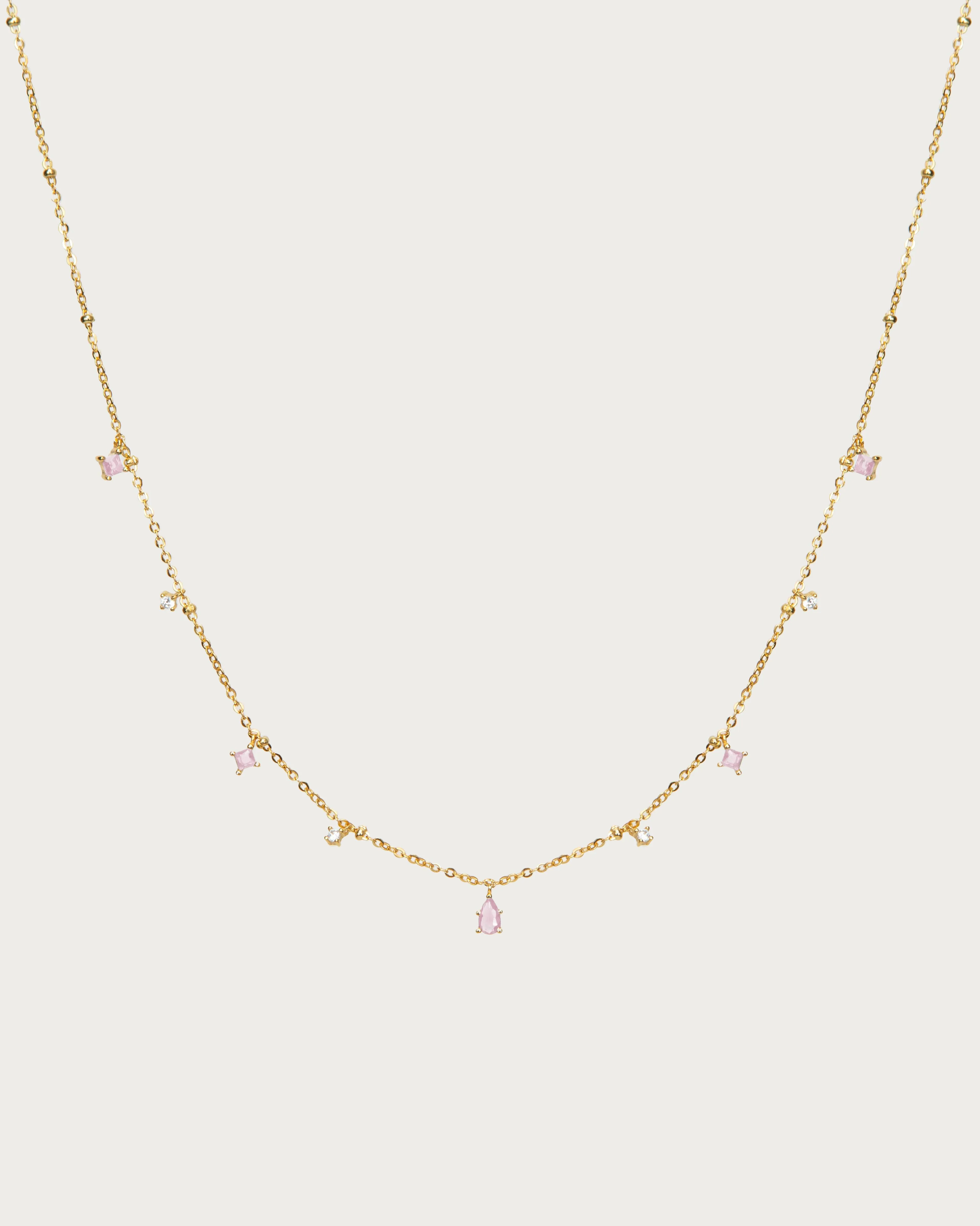 Elysee Necklace in Pink