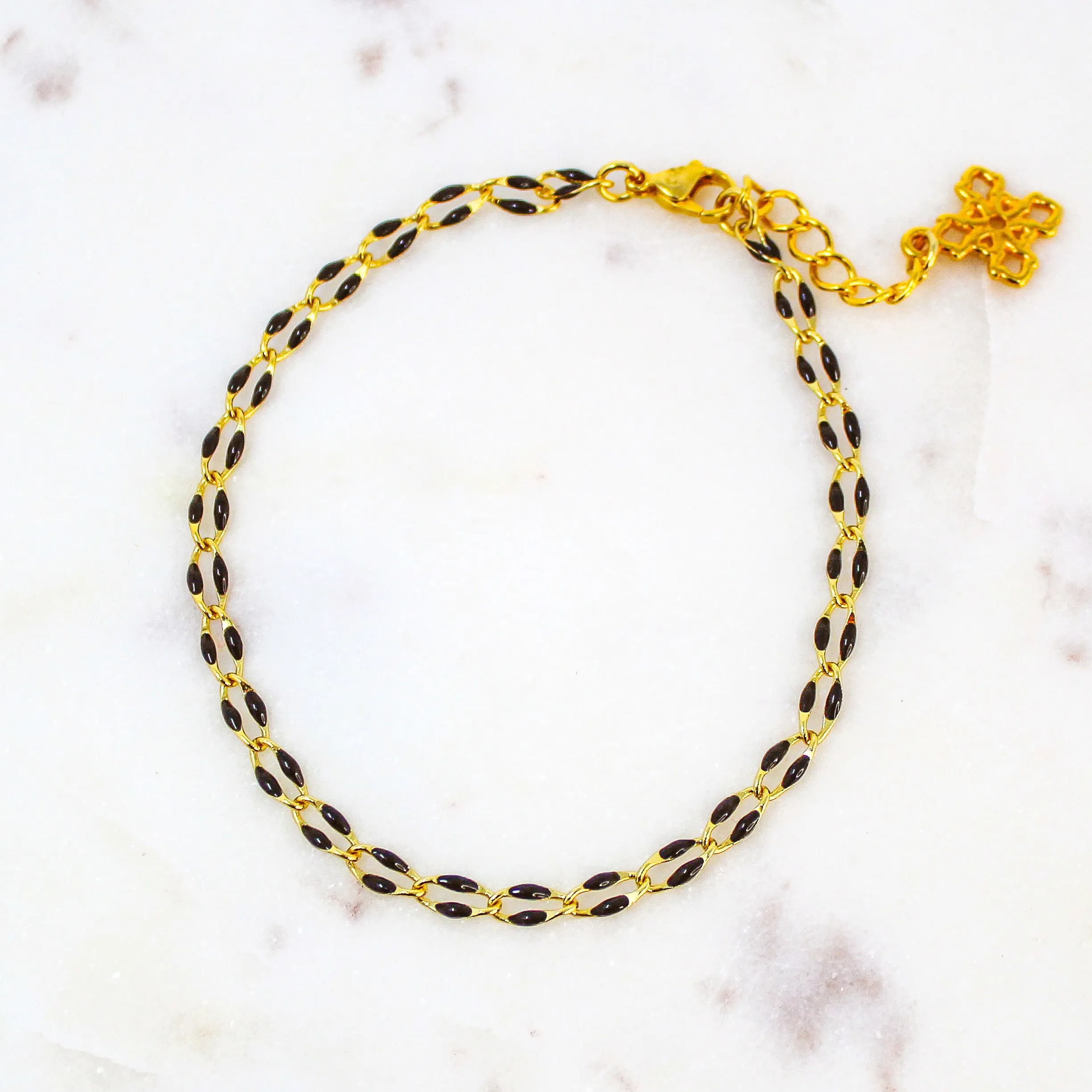 Enamel Chain Anklet