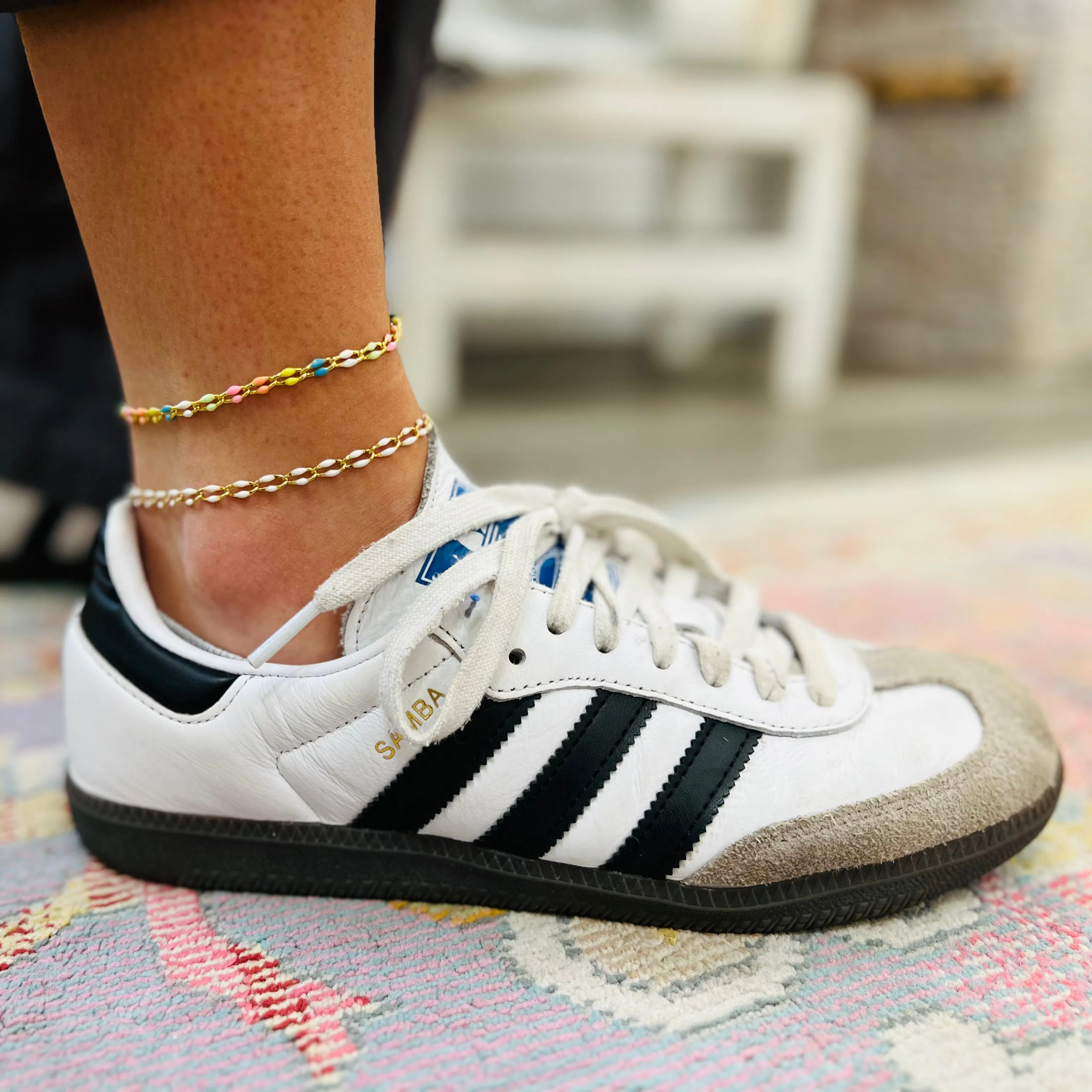 Enamel Chain Anklet