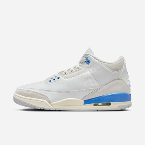 engineered comfort (Men's) Air Jordan 3 Retro 'Lucky Shorts / Hydrogen Blue' (2025) CT8532-101 design under control