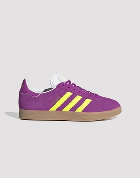 Fashion exhibitions Adidas Originals Gazelle "Purple Burst/Solar Yellow/Off-White" Free shipping offers