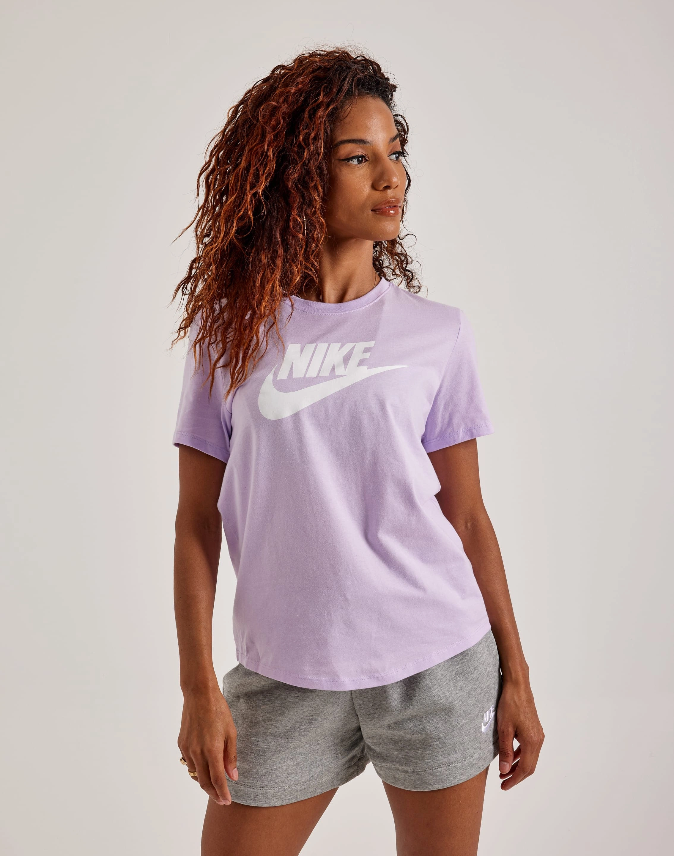 Nike Essential Icon Futura Tee Silk - fabric fashion Leather - material fashion