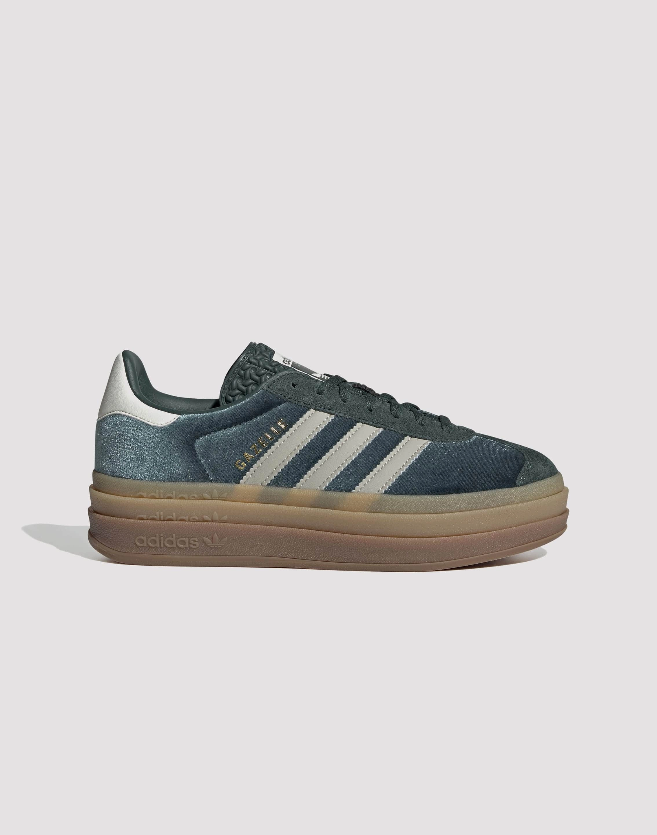 Fashion on sale Adidas Originals Gazelle Bold "Mineral Green/Putty Grey" Nautical - themed fashion
