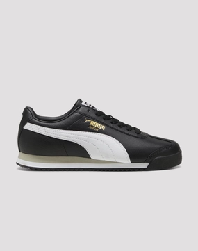Fashionable goods Puma Roma Basic "Black/White/Metallic Gold" Street fashion