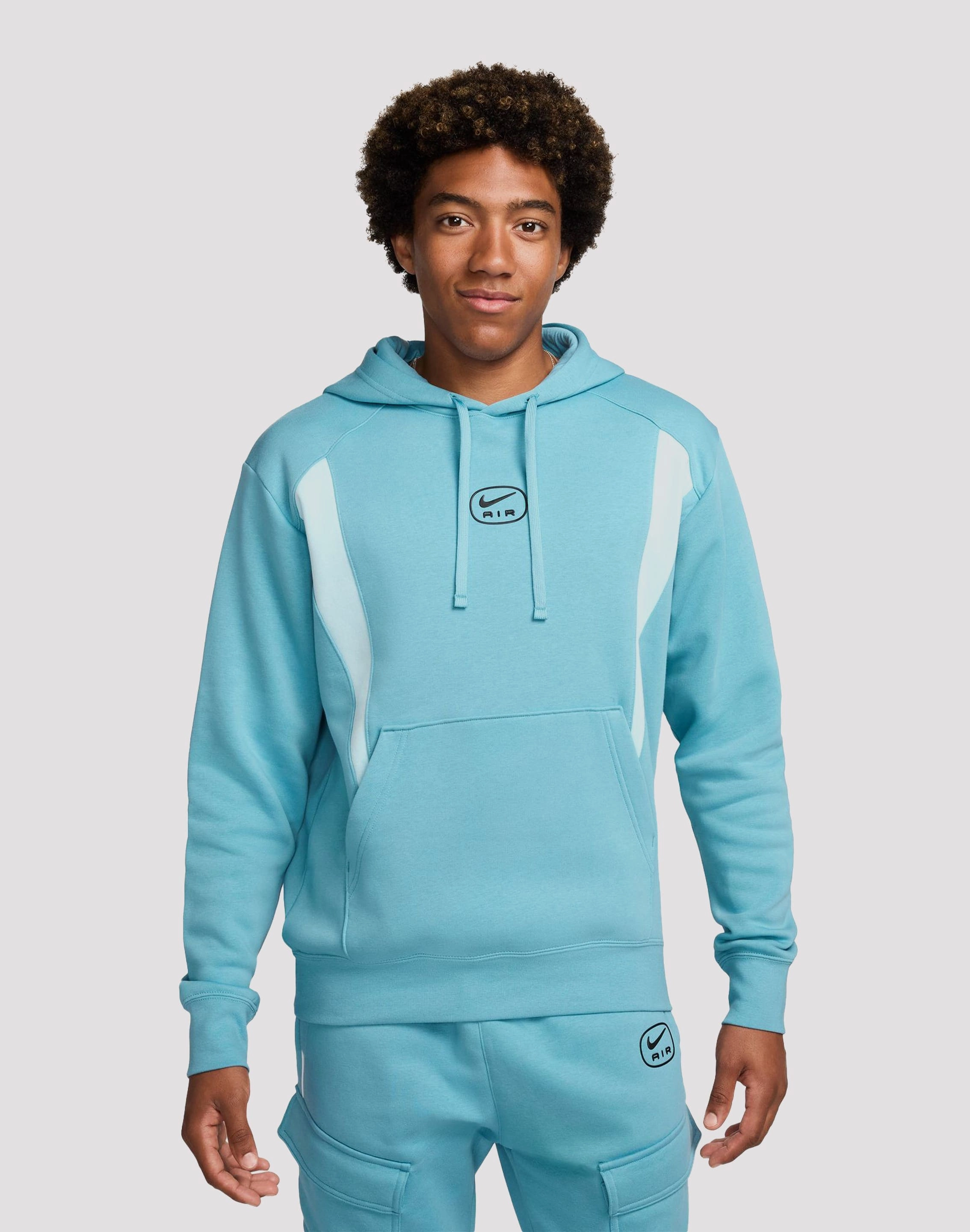 Fashionable options Nike Sportswear Air Fleece Pullover Hoodie Wool - sourced fashion
