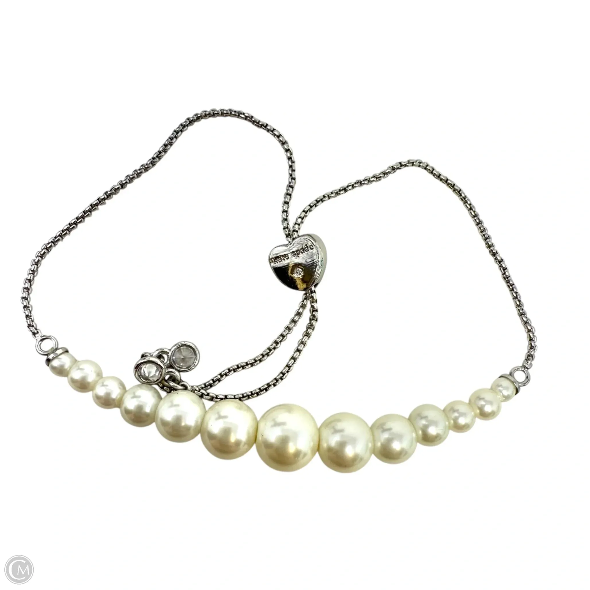 Faux Pearl Slider Bracelet Designer By Kate Spade