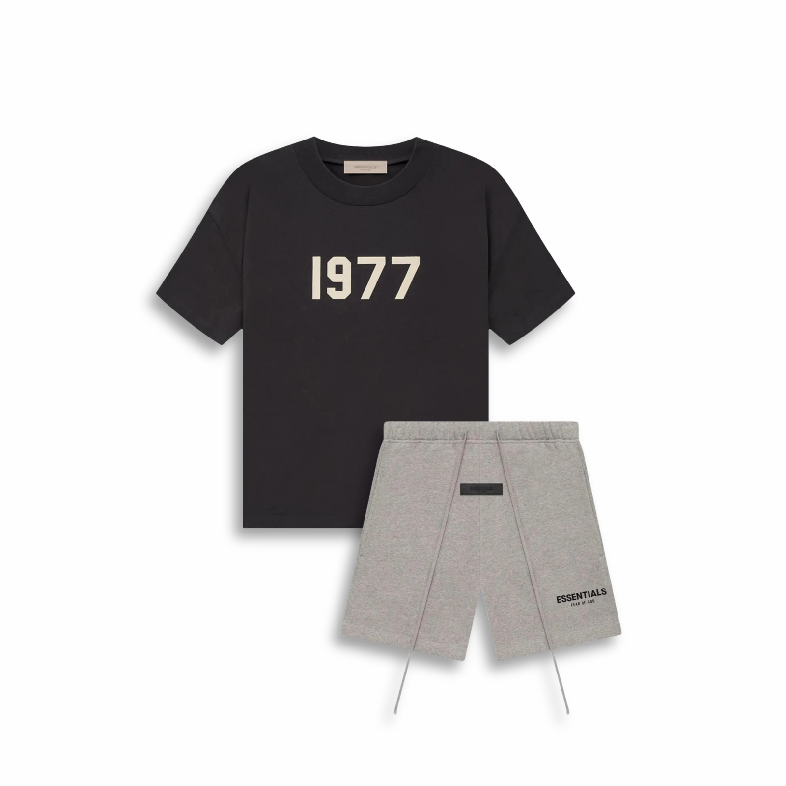 Fear of God Essentials Dark Oatmeal-Black Summer Combo