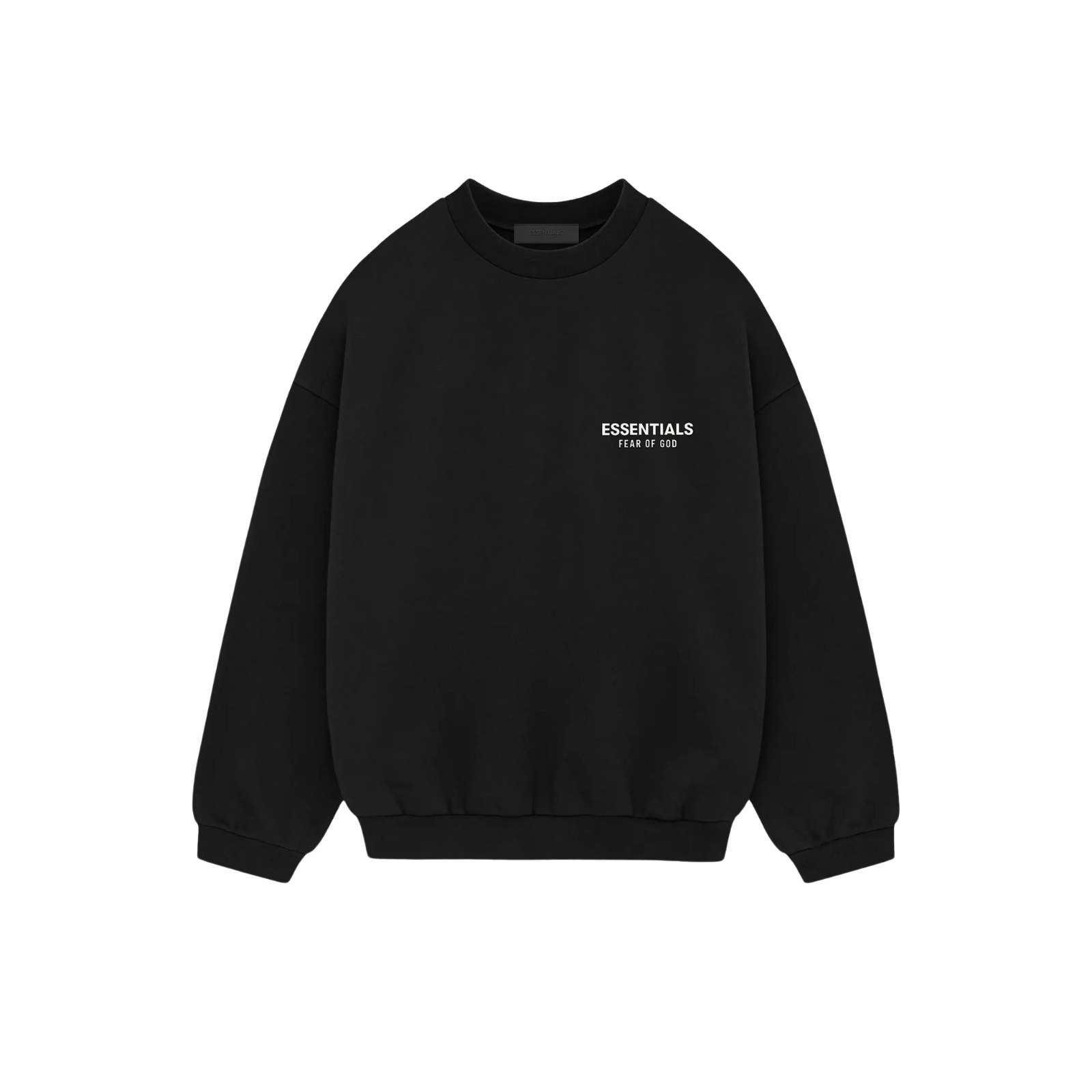 Fear of God Essentials Fleece Crewneck II FW24 'Black'