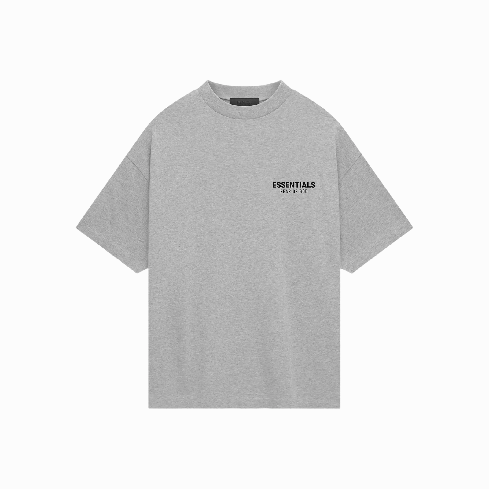 Fear of God Essentials Jersey Crewneck Tee FW24 'Light Heather Grey'