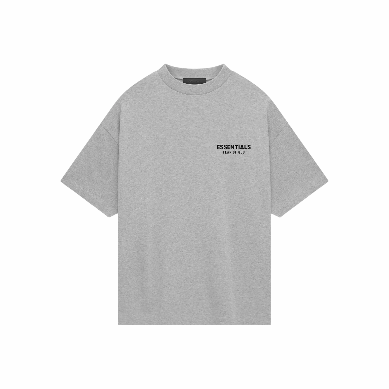 Fear of God Essentials Jersey Crewneck Tee FW24 'Light Heather Grey'