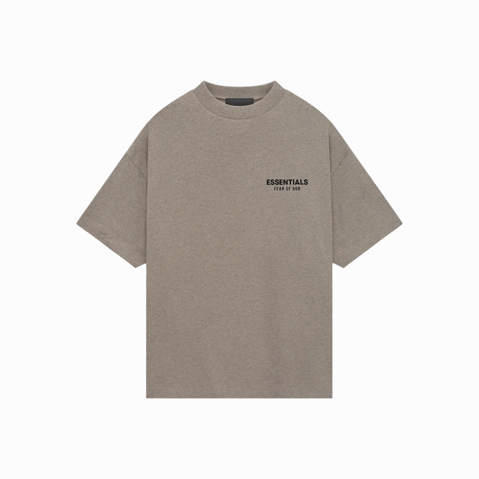 Fear of God Essentials Jersey Crewneck Tee Heather Gray