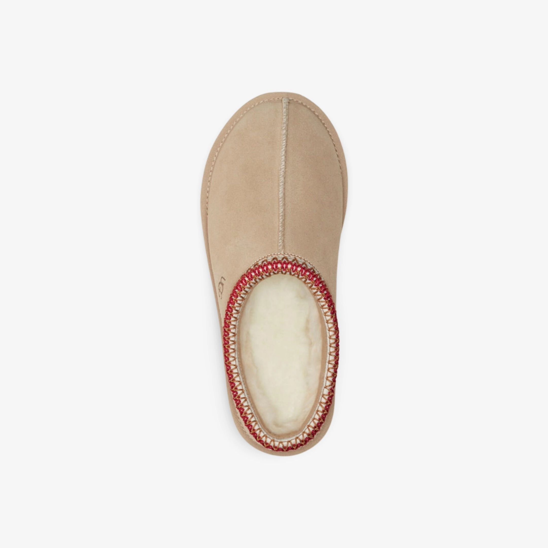 forward pulse (Women's) UGG Tasman Slipper 'Sand / Dark Cherry' (2023) 5955-SNDD