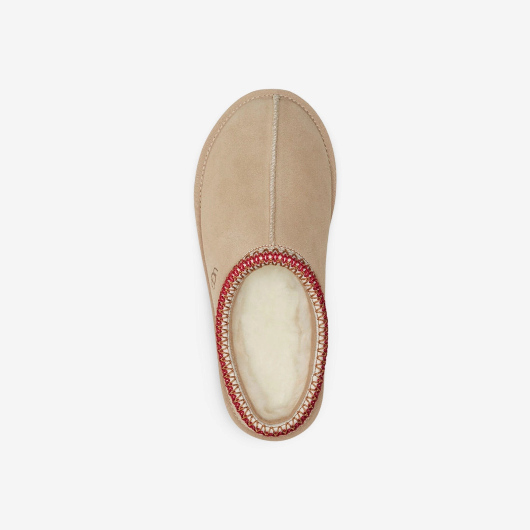 forward pulse (Women's) UGG Tasman Slipper 'Sand / Dark Cherry' (2023) 5955-SNDD
