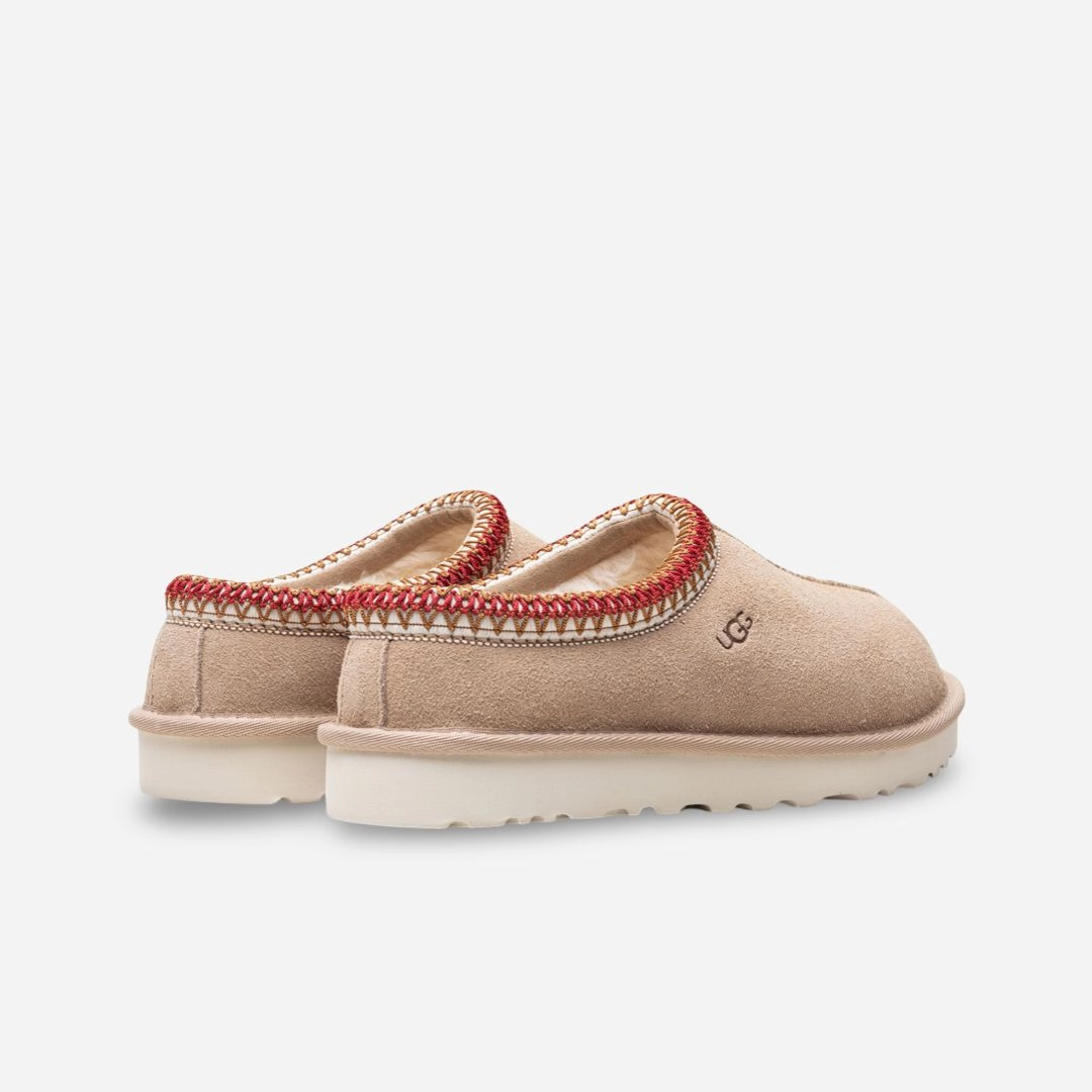 forward pulse (Women's) UGG Tasman Slipper 'Sand / Dark Cherry' (2023) 5955-SNDD