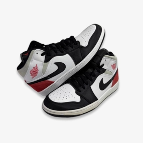 fresh expression [NEW-CONDITIONAL: Size 11M / 12.5W] (Men's) Air Jordan 1 Mid SE 'Union Black Toe' (2020) 852542-100 pure look