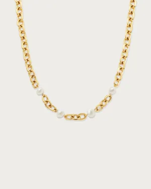 Gold Essence Pearl Necklace