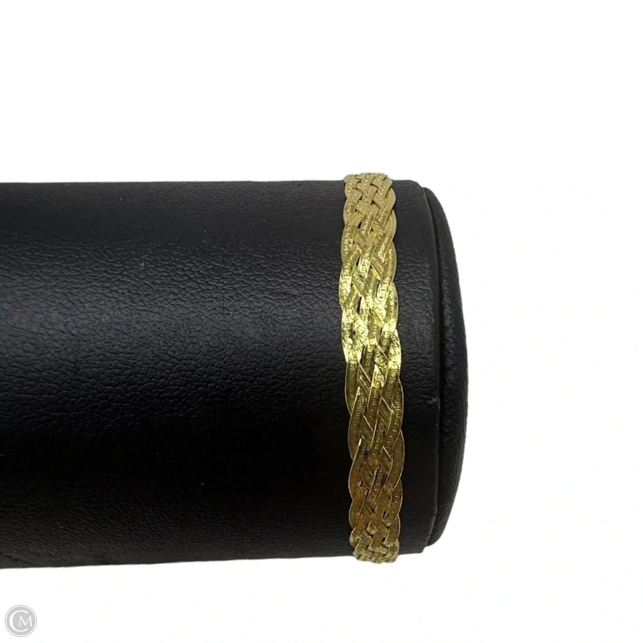 Gold over Sterling Silver Braided Adjustable Bracelet By Midnight  Velvet