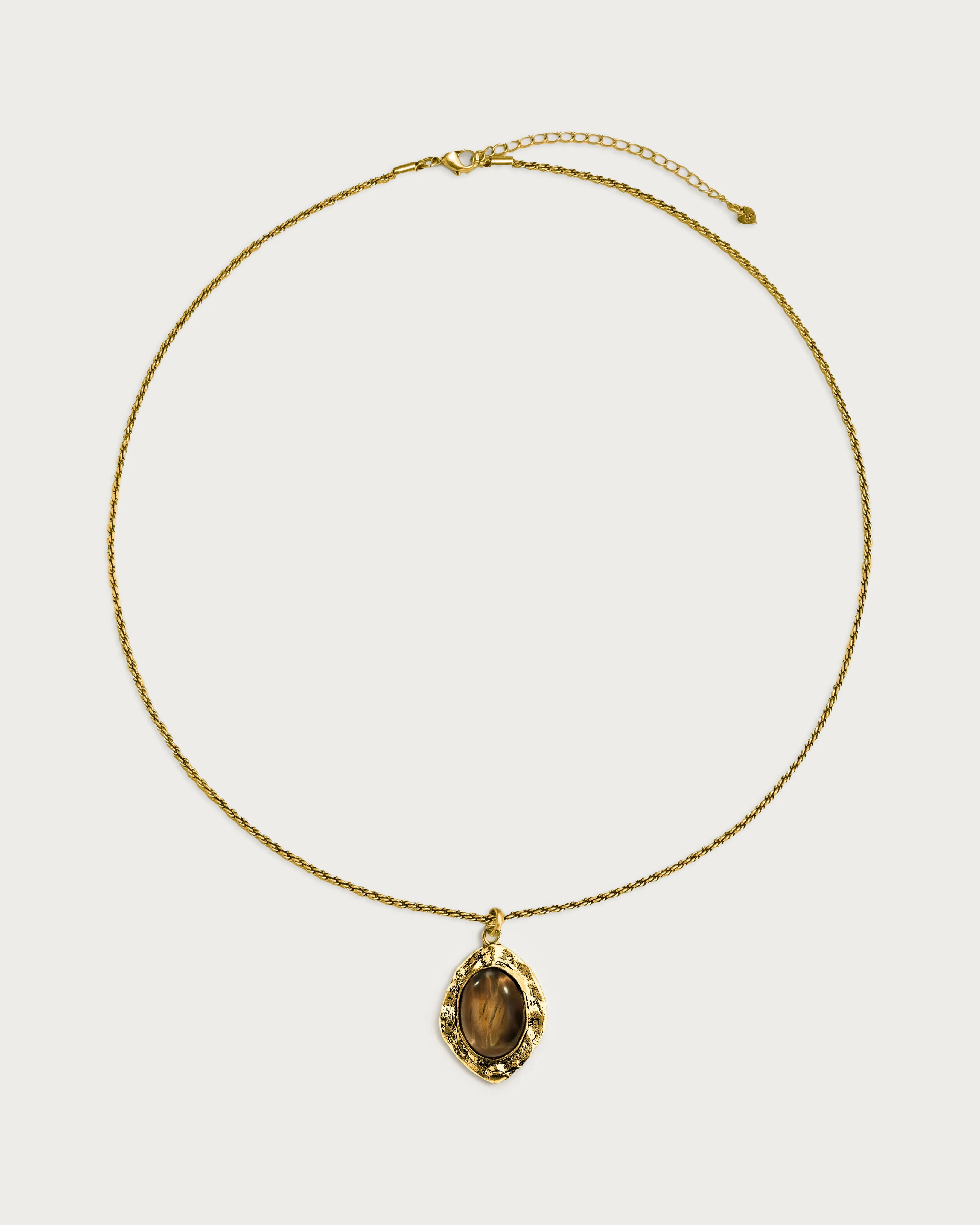 Gold Tiger's Eye Savannah Long Necklace